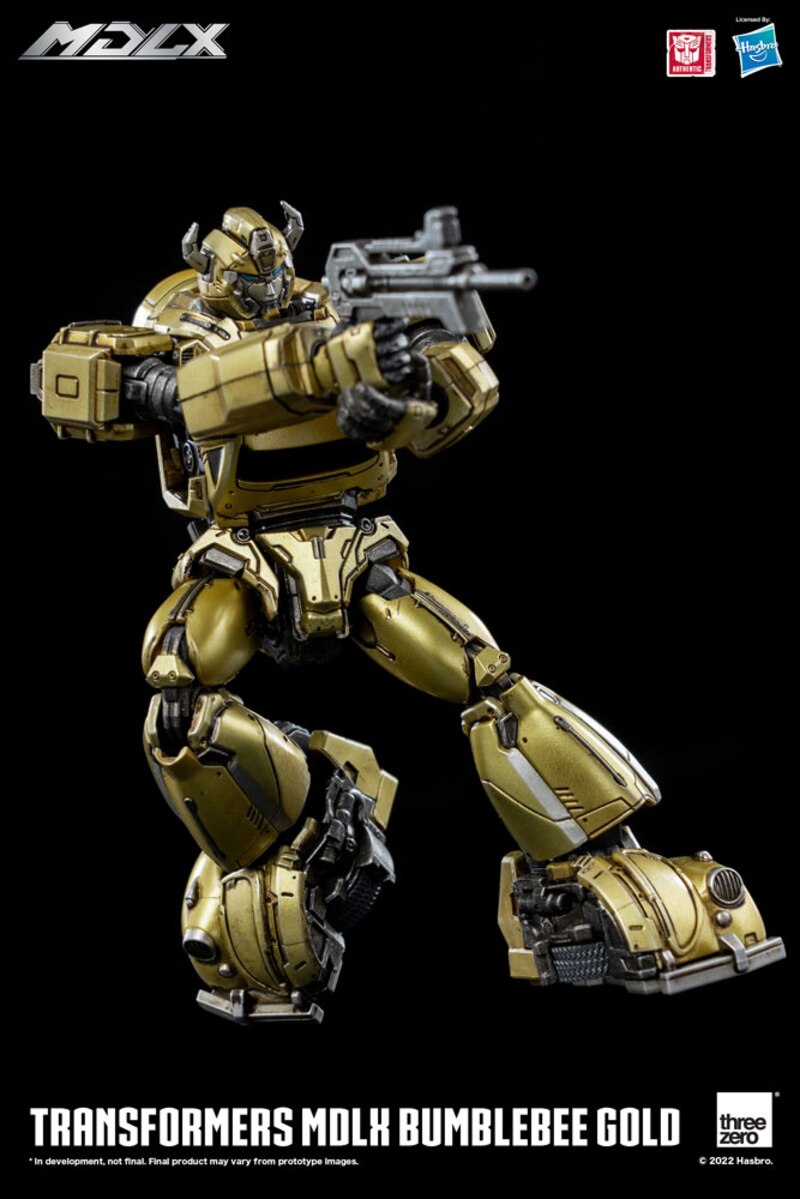 threezero Transformers MDLX Bumblebee Limited Gold Edition